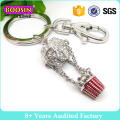 2015 Personalizado promocional Emoji Smile Keyring Metal Keychain